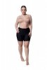 Julimex Bermudy slim 574 czarne plus